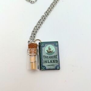 Disney Treasure Island Pendant Necklace Nautical Theme